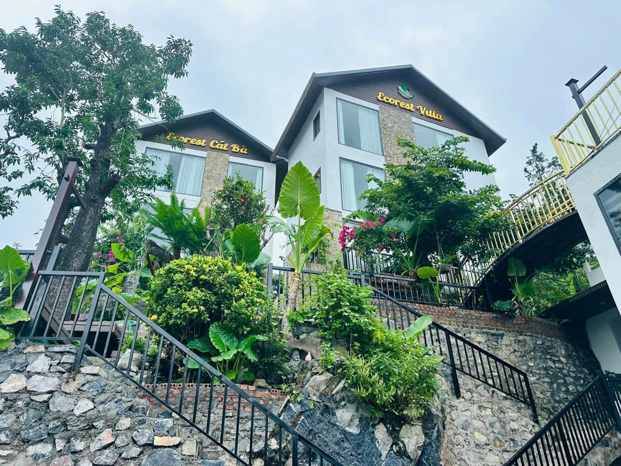 Ecorest Villa Cat Ba Chan Chau Exteriör bild